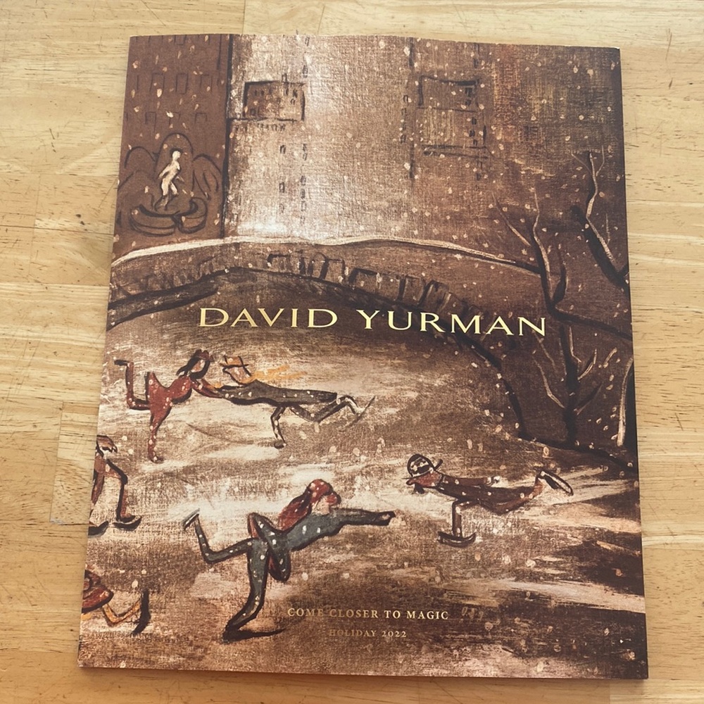 New David Yurman holiday 2022 catalog. Soft cover. Beautiful designs.